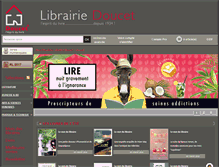 Tablet Screenshot of librairiedoucet.fr